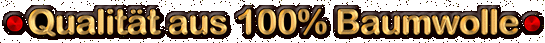 100 % Baumwolle