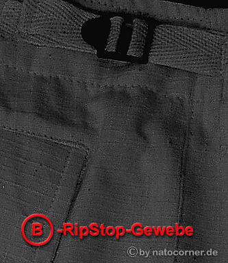 RipStop, Riß-Stop -verhindert weiltäufige Risse im Gewebe