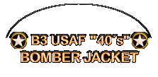 B-3 USAF 40s Piloten Jacke