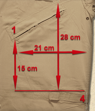 Details des Flight Suits 27 P, presented by natocorner