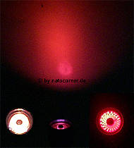 "Code4", die Lampe der Piloten,auf Kopfdruck rot