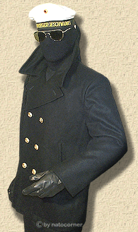 Marinejacke aus Schurwolle -der Marine-Colani