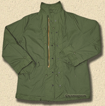 Unser M65 Field-Jacket auf "links" -Ansicht: Innen