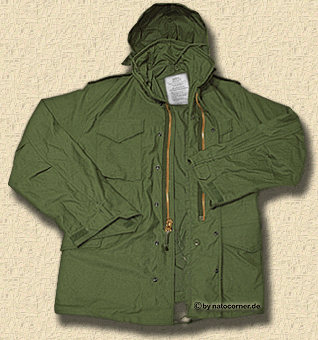 US-M65 Field-Jacket, genuine item, NyCo, -Kapuze im Kragen-